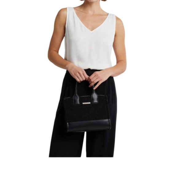 Kurt Geiger Small Faux Shearling Tote Bag NWT - Picture 6 of 10